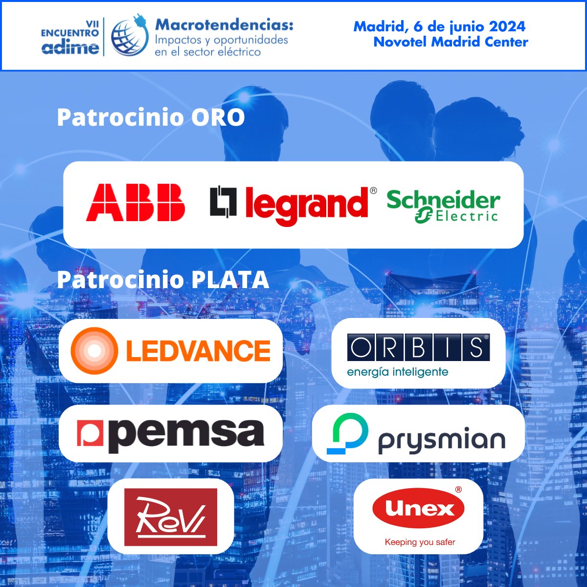 Seguimos avanzando en el Sector del #materialelectrico con un análisis abierto de las #macrotendencias y como buscamos soluciones en nuestro Sector.
Toda la información 👇👇👇
adime.org/vii-encuentro/