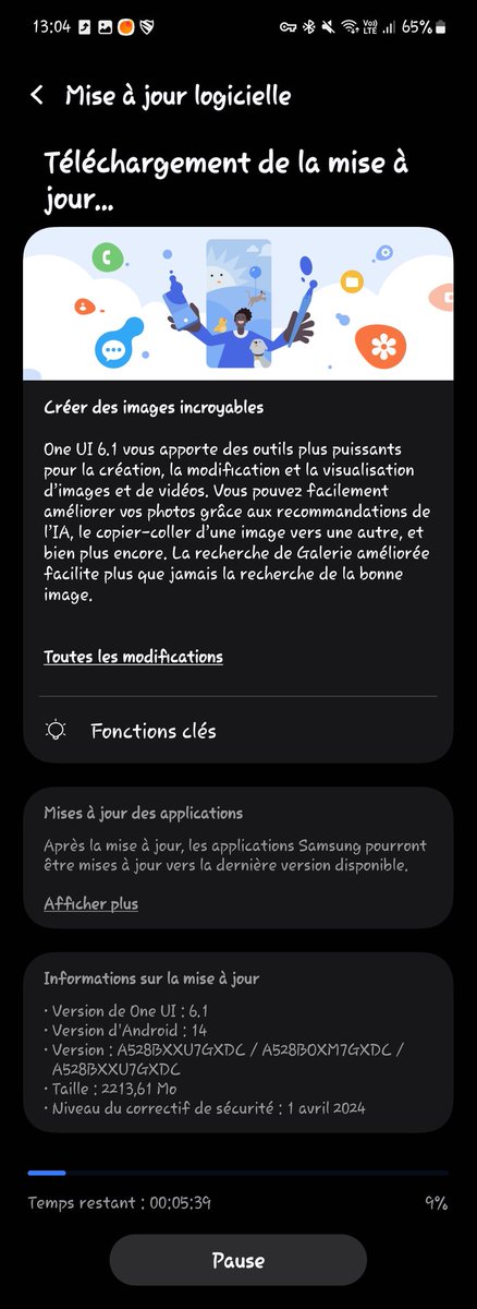 DoublvOfficiel's tweet image. Le samsung A52S reçoit la mise à jour One UI 6.1 #samsung #a52s #oneui61 #oneui6