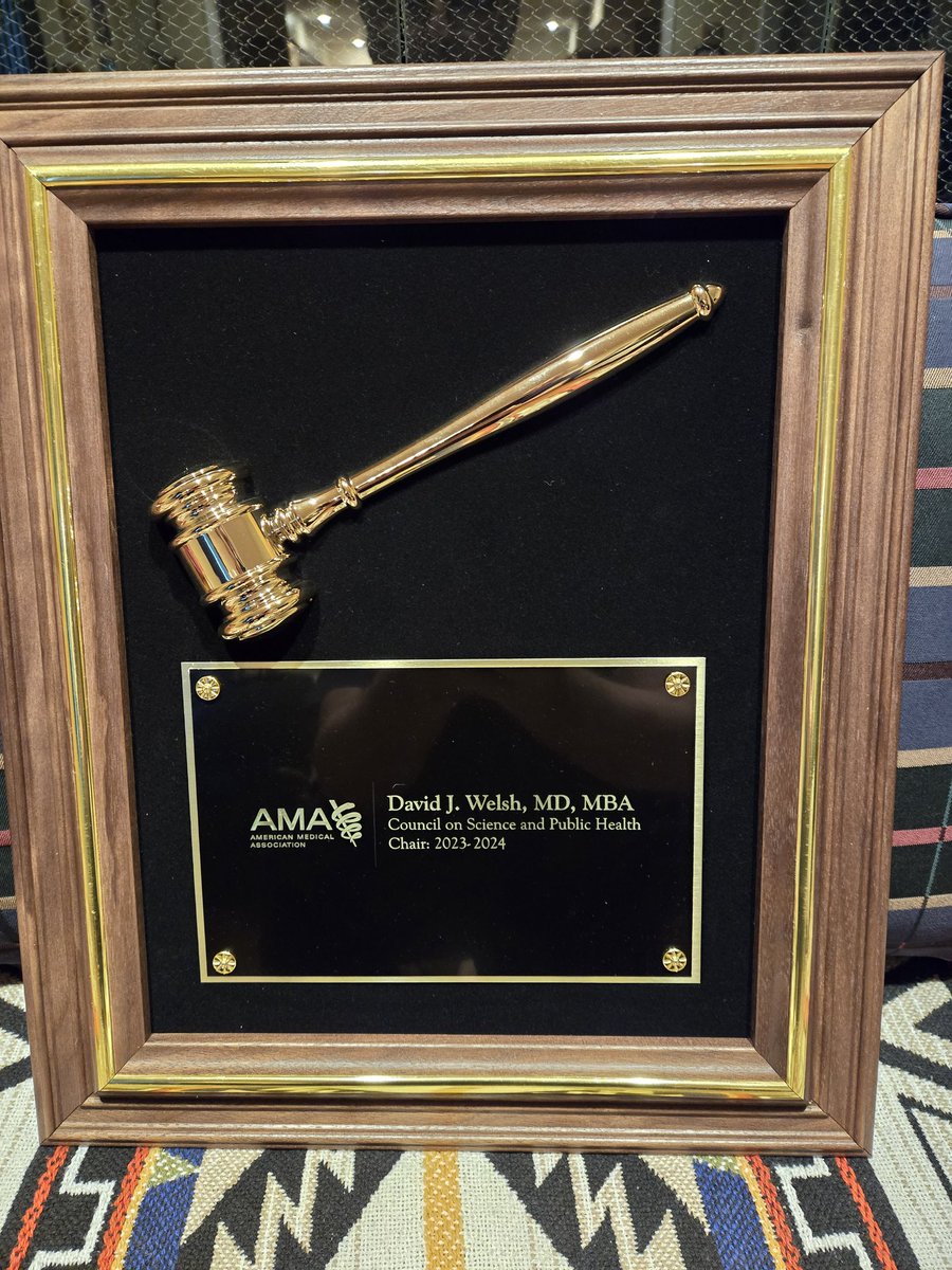 1980_welsh's tweet photo. I am grateful for the opportunities for good I have had these last eight years as a member of CSAPH at the AMA. This last year as Chair has been particularly rewarding. The Council has set a record for reports for a 12 month period. #AMA, #CSAPH https://t.co/royLnAiTZr