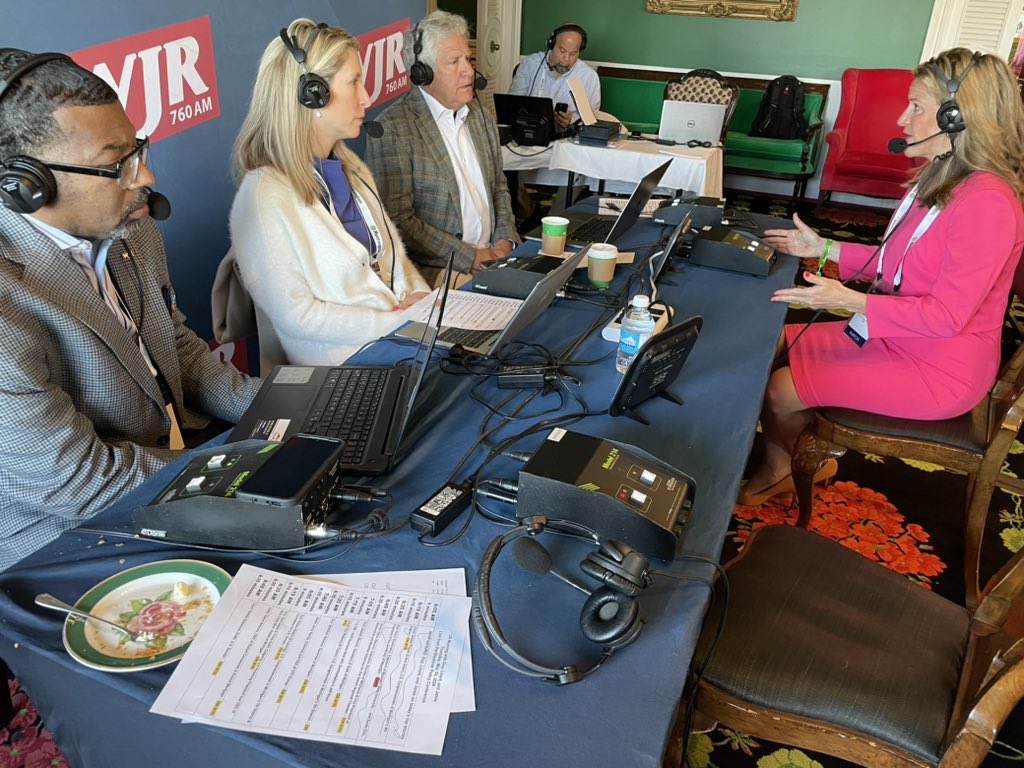 Right NOW on WJR.com, Michigan’s Secretary of State @JocelynBenson talks with ‘JR Morning’s @newsGuy760, Lloyd Jackson, and @Jamie_Edmonds at the 2024 Mackinac Policy Conference! #MPC24