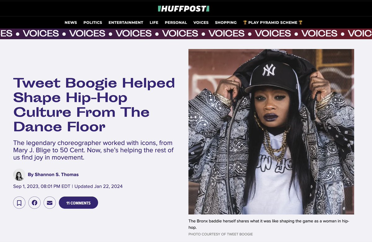 ON JUNE 5: This 'Bronx Baddie' is coming to @HostosCenter with a small army of hip hop talent.

Besides working with icons like @maryjblige, @TweetBoogie has been on the forefront of shaping street culture. See 'The TweetBoogie Experience'.

Get Tickets: bit.ly/TweetBoogie_Ju…