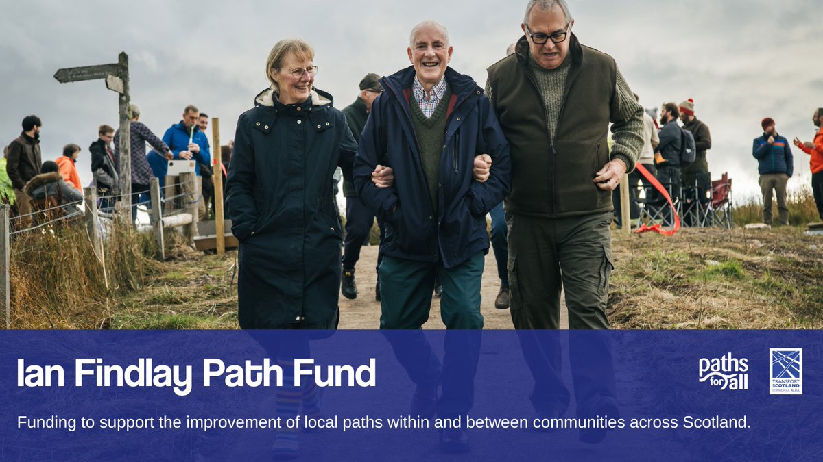 📢 We are delighted to announce that the Ian Findlay Path Fund returns for its third year! With £1.2m available, the fund exists to support the transformation and improvement of local paths within and between communities. Learn more and apply 👉 lght.ly/l4cngf9