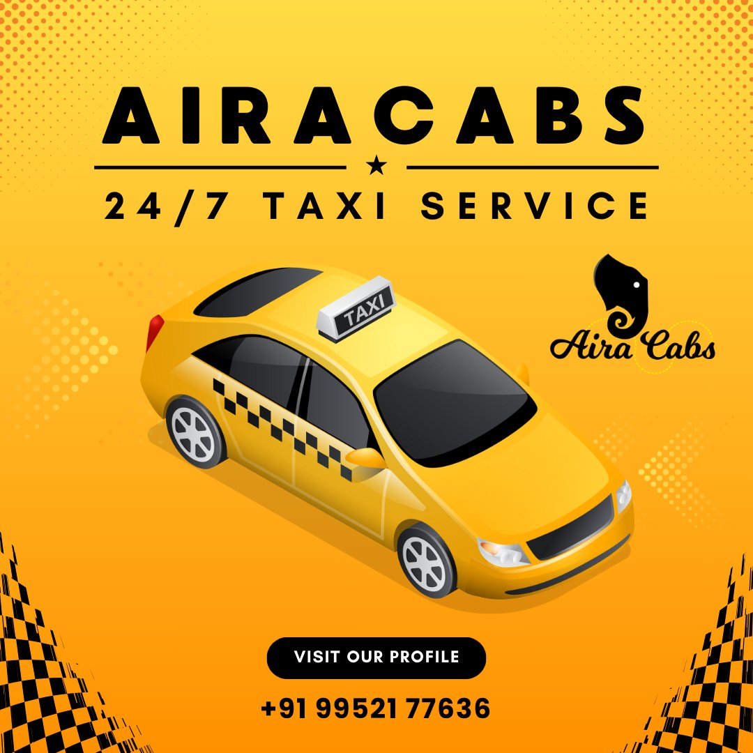 Airacabs, located in Hosur, provides high-quality taxi services, including airport pick-ups and drop-offs, at affordable rates. As the leading taxi service in Hosur, we prioritize safety and professionalism. 

#airacabs #taxinearme #taxiairport #taxicab #taxi #taxiservice