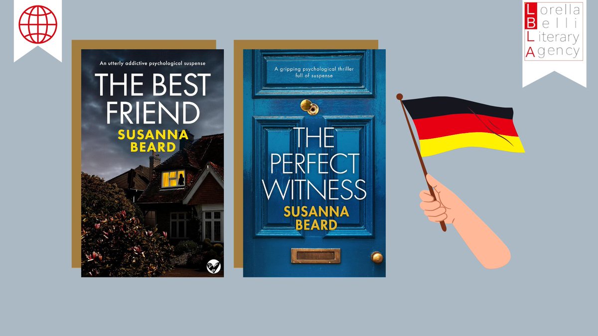 Congratulations, @SusannaBeard25! 🥳

German language rights to #TheBestFriend and #ThePerfectWitness have been sold to #Jentas 📚🌍🇩🇪

#standalone #PsychologicalThriller
