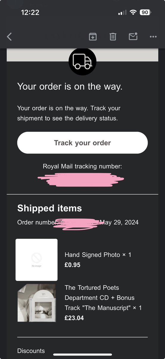 <a href="/TayMerchProbs/">Tay (UMG) Merch Problems</a> <a href="/swiftpitch_uk/">UK🩵TaylorMerchWhispererBot🩵</a> signed CDs from the uk store are being shipped already! (ordered yesterday)