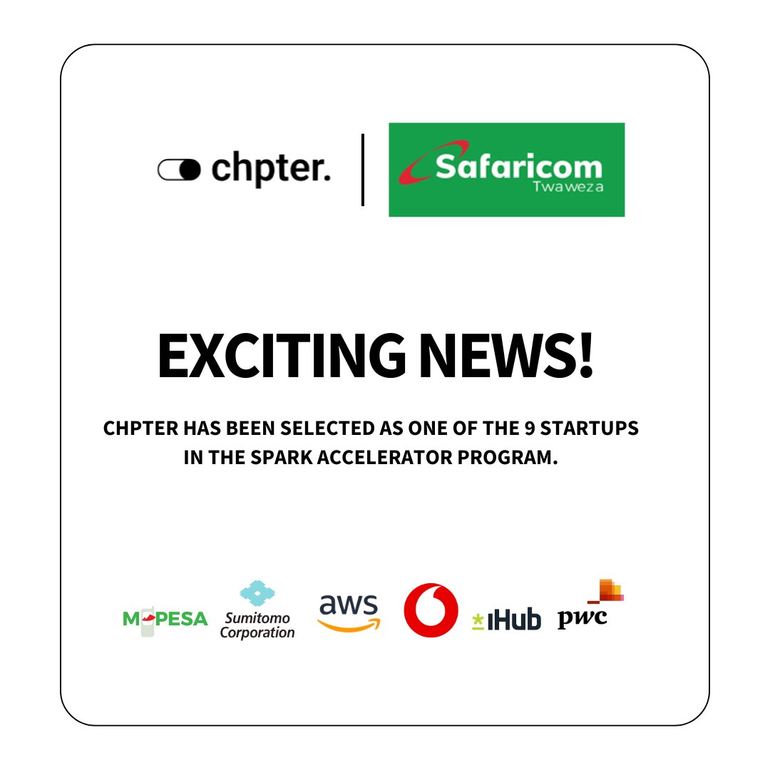 🌟 Exciting News! 🌟 We are thrilled to announce that we've been selected as one of the 9 startups in the inaugural #SparkAccelerator Program! 🚀 A huge thank you to @Safaricom_Care , M-PESA Africa, @SumitomoSHIFW Corporation, and @iHub Nairobi for this incredible opportunity.