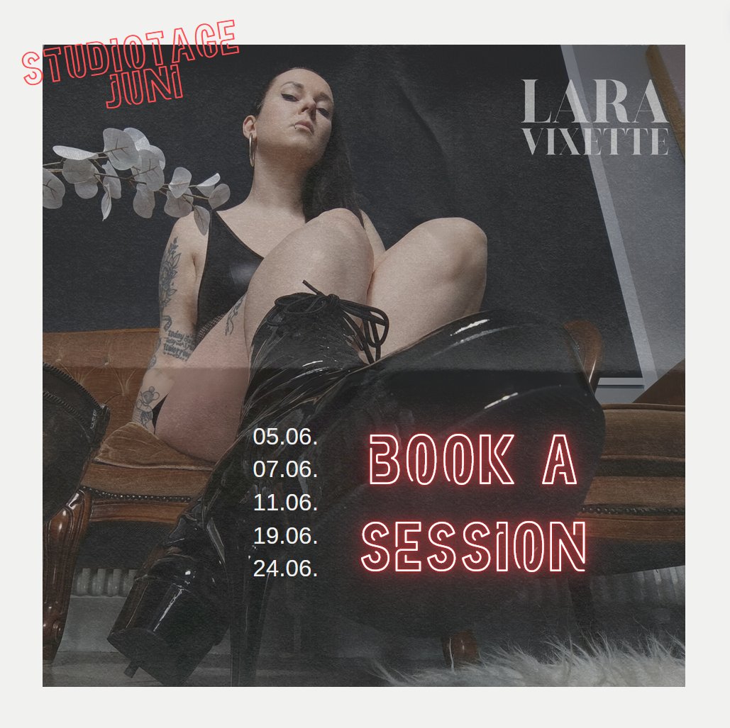 I‘m totally in the mood to play with your addiction and lechery at @LUXDominastudio ! Let me seduce you and - maybe - only maybe - you will be rewarded. Book a session via laravixette@posteo.de laravixette.de DE/ENG
