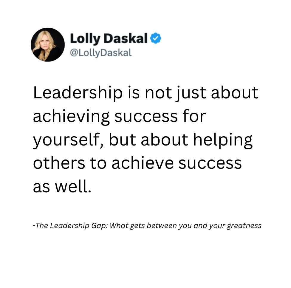 Lolly Daskal (@lollydaskal) on Twitter photo 