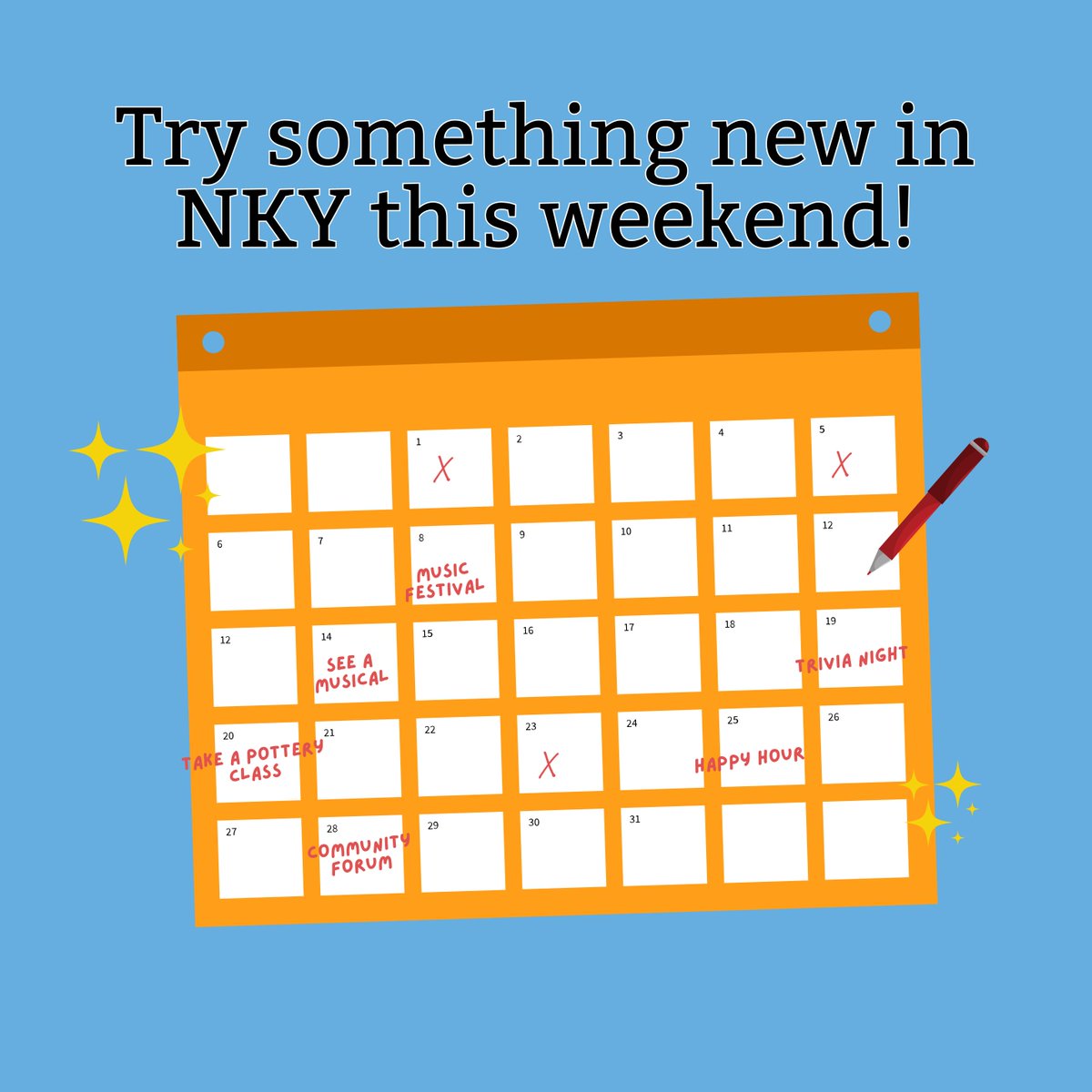 This weekend is full of fun in NKY. From a flea market in Fort Thomas to Summer Reading Kick Off festivities in Burlington. Find all that and more on our events calendar: tinyurl.com/y2dpkfvw?utm_m…