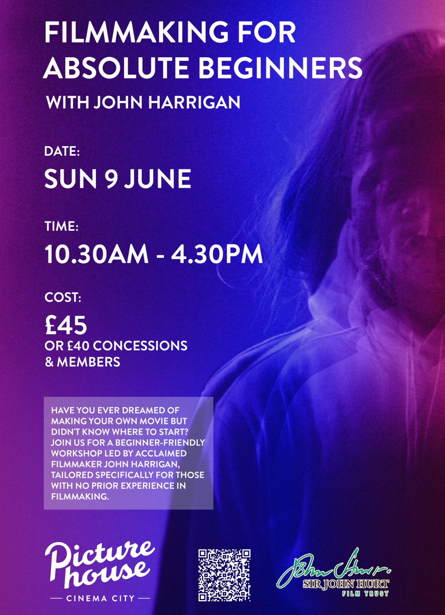 CinemaCityNrw's tweet photo. ❗ FILMMAKING FOR ABSOLUTE BEGINNERS
Join us for a beginner-friendly workshop led by acclaimed filmmaker John Harrigan, tailored specifically for those with no prior experience in filmmaking! #FilmWorkshop
👉 Sun 9 Jun / 10:30 - 16:30
👉 Info & Tickets https://t.co/TVu42JpK8A https://t.co/byoGRpi4Gk