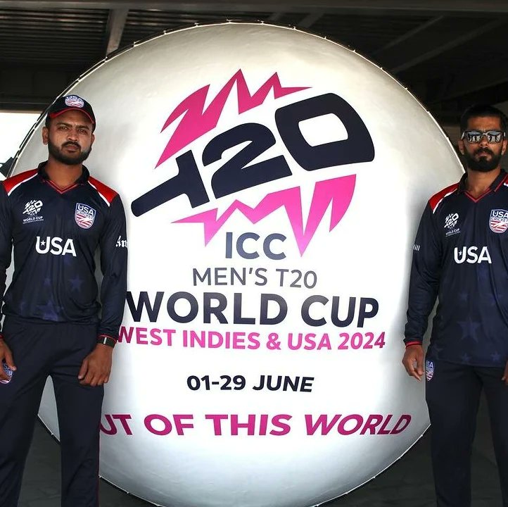 Samp Group (@sampgroup) on Twitter photo Our lad and <a href="/usacricket/">USA Cricket</a>'s captain Monank Patel proudly showing off the newly launched USA jersey for the <a href="/T20WorldCup/">T20 World Cup</a> 2024 ๐บ๐ฒ๐
๐ธ : USA Cricket Our lad and <a href="/usacricket/">USA Cricket</a>'s captain Monank Patel proudly showing off the newly launched USA jersey for the <a href="/T20WorldCup/">T20 World Cup</a> 2024 ๐บ๐ฒ๐
๐ธ : USA Cricket