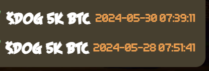 Hit another 5k $dog from my <a href="/ToastiesBTC/">Toasties BTC</a> 
Project keeps giving.  🍞