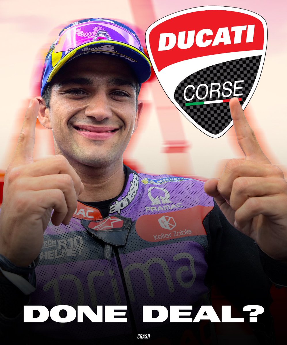 Gazzetta dello Sport are reporting that Ducati have made their decision and have signed Jorge Martin to the Factory team alongside Pecco Bagnaia for 2025 ✍️

#MotoGP #ItalianGP