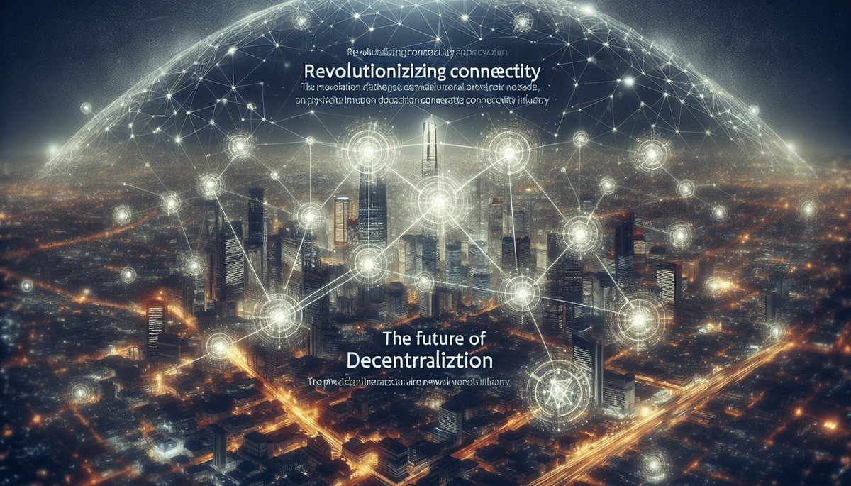CheekyCrypto's tweet photo. Exciting development in the DePIN sector! Industry experts predict the next trillion-dollar company to focus on decentralized connectivity solutions. Stay tuned for the potential game-changer in the physical infrastructure network industry! #DePIN #Decen… https://t.co/suq6xyWdF5 https://t.co/7CQ9ebFxO4