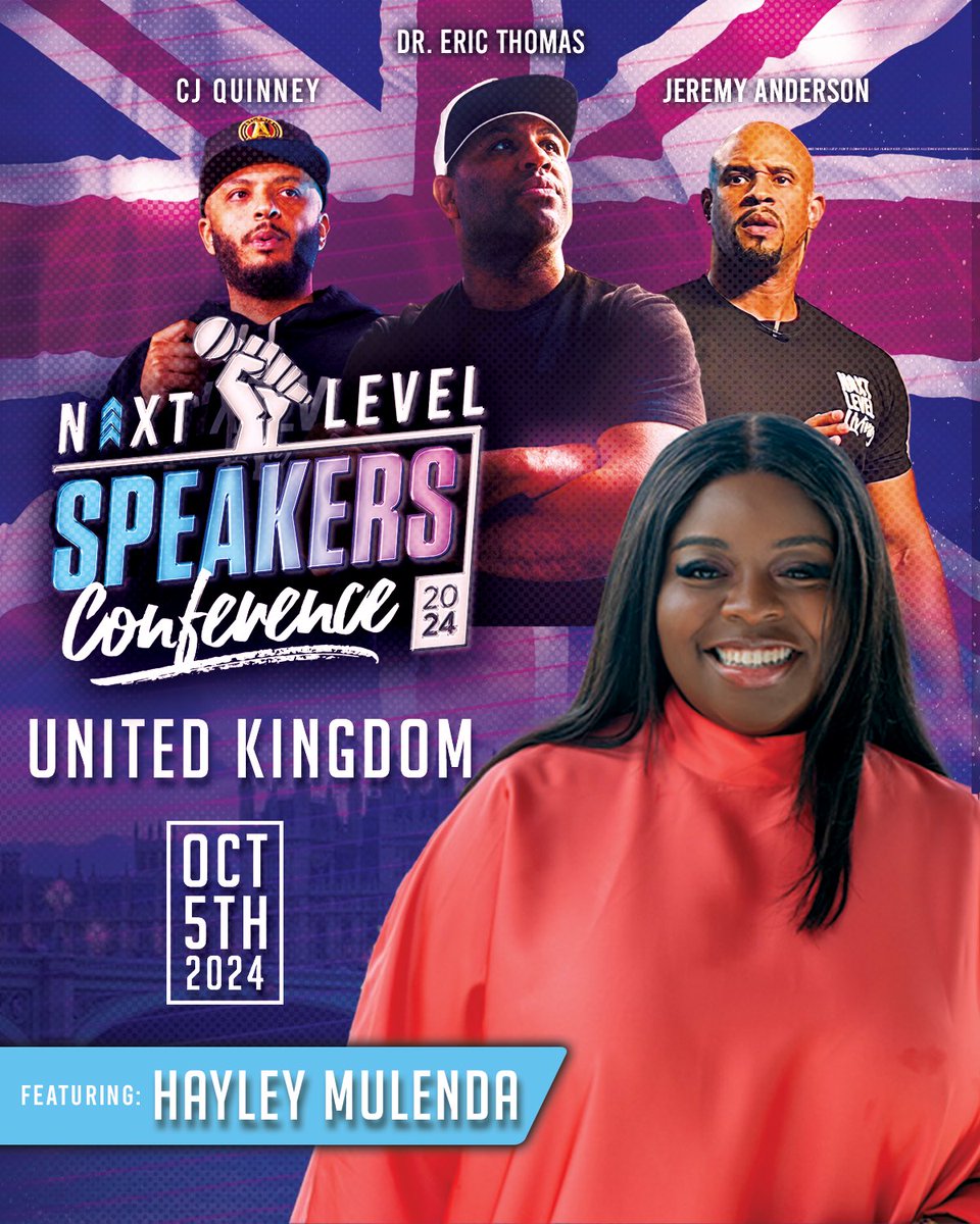 HayleyMulenda's tweet image. YOUR GIRL IS SPEAKING ALONGSIDE THE GREATS!!! 

GOD IS GOOD!!

If you want be in the room.. WE BRINGING THEM TO LONDON!!

@Ericthomasbtc 

nextlevelspeakersuk.com/2024waitlistuk