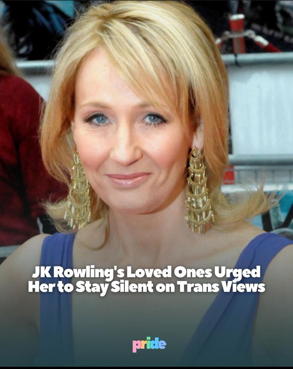 Loved ones urged JK Rowling to not come out with her transphobic views. She’s completely disregarded their voices & doubled down on her anti-trans posts. If I were a billionaire, I would definitely not be spending my time on Twitter further marginalizing a marginalized group.