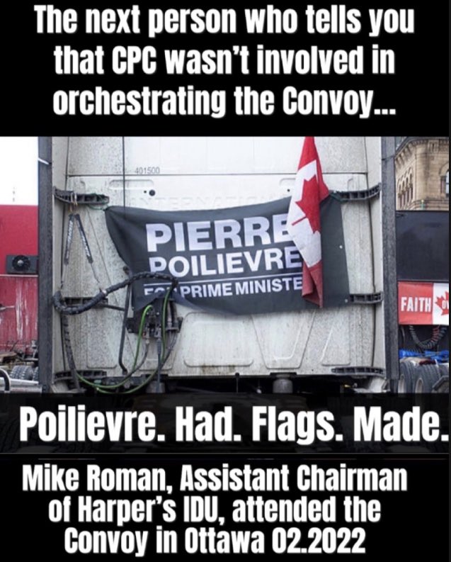 In 2022, when the ‘Freedom’ Convoy rolled into Ottawa, Poilievre came on my radar. Never forget… PoiLIEvre. Had. Flags. Made. #WomenAgainstPoiLIEvre

🧵 Most Popular Memes ⬇️ 

Fuel my creativity, Buy Me a Coffee 
☕️ ☕️ ☕️ 
buymeacoffee.com/thewiseisi7