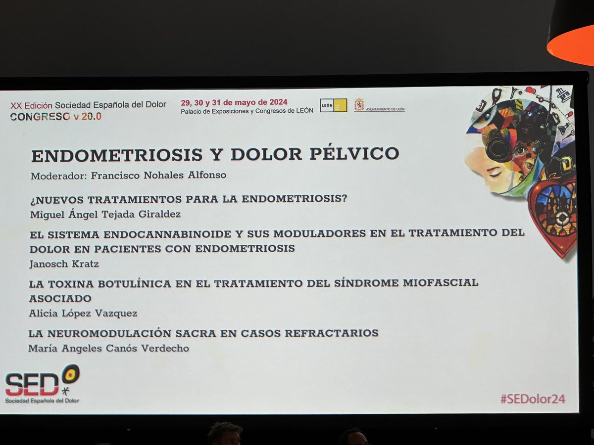 Éxito rotundo de la mesa multidisciplinar de #ENDOMETRIOSIS Y #DOLORPELVICO en #SEDolor24
Sala completa con asistentes en pasillo 
Enhorabuena a los excelentes ponentes y moderador y al GTSED Dolor Pélvico <a href="/Sedolor/">Sociedad Española del Dolor</a> 
👏👏👏👏👏👏👏