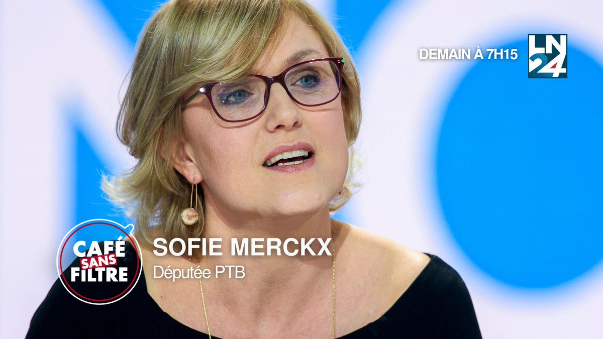 Demain, retrouvez @Sofie_Merckx dans Le Café Sans Filtre de Maxime Binet dès 7h15 sur LN24