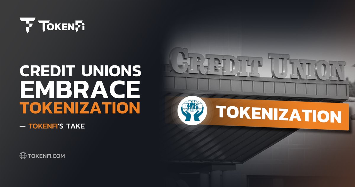 TokenFi’s Take on Credit Union Tokenization Credit unions are expanding, now serving 139 million members. #TokenFi envisions tokenization as a solution to address their operational challenges. Read more 📰👇 blog.tokenfi.com/credit-unions-…