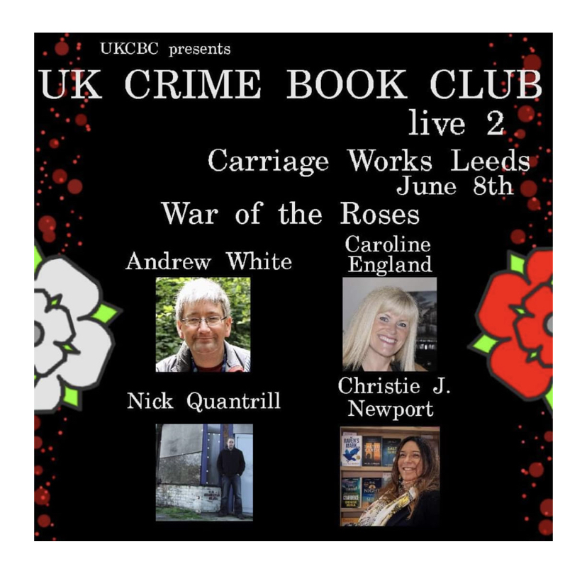 Who fancies a day of #CrimeFiction author talks, panels &amp; book signings? I'm thrilled to be on the 'War of the Roses' panel at on Saturday 8 June 11.30 at the Carriageworks Theatre, Leeds

Have you bought your #UKCrimeBookClub ticket? Find more here👇👇

ukcrimebookclub.com