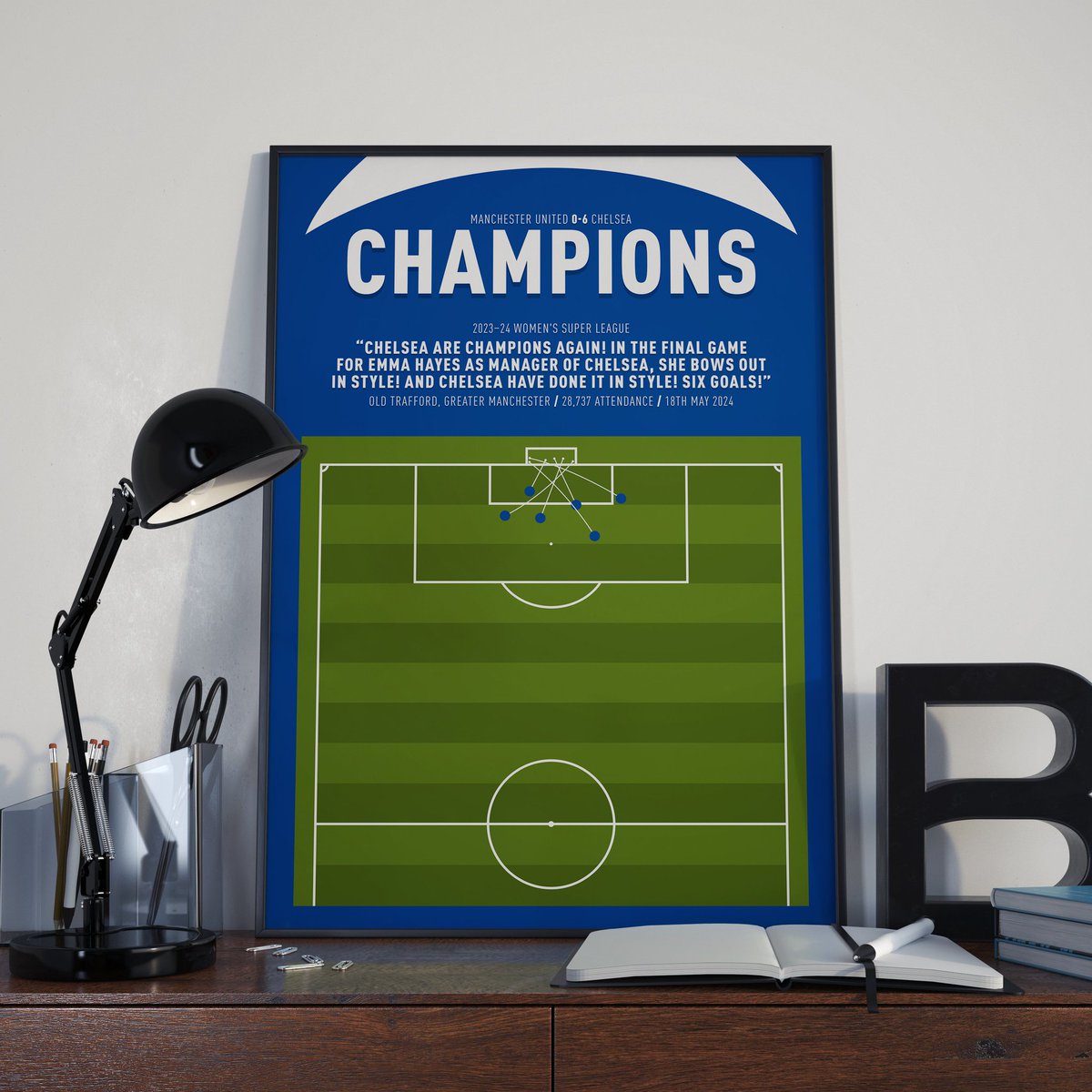 We've teamed up with <a href="/PixelPrintDZN/">PixelPrintDesign</a> to giveaway a print of our incredible final day thrashing to secure the title in style! 💙🥳🏆

To enter:

🙌 Follow <a href="/TheCFCWSocial/">The CFCW Social</a> and <a href="/PixelPrintDZN/">PixelPrintDesign</a>
🔁 RT this tweet

Entries close Monday 3rd June 11:00pm GMT! Good luck! 💙

#Chelsea