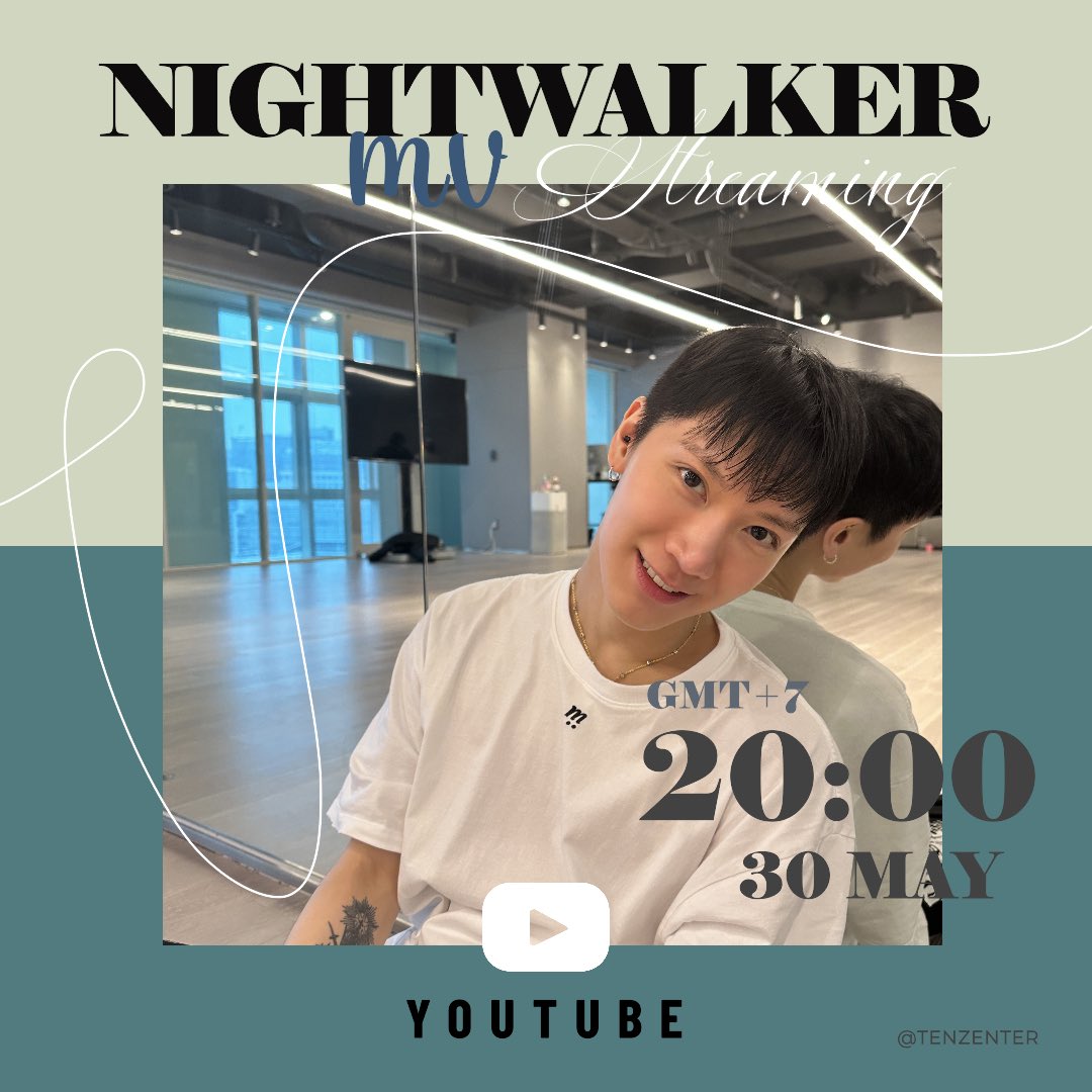 TEN 'NIGHTWALKER' MV STREAMING PARTY 💜 🗓️ 30 May 2024 ⏰ 20.00-21.00น.(เวลาไทย) 🎯 8,000,000 views ถึงน้องไนท์จะปล่อยมานานแล้ว แต่ยอดยังสำคัญอยู่ ใครสะดวกมาร่วมแมสสตรีมด้วยกันนะคะ 🔗 youtu.be/ri6FaIavnWA?si… #StreamForTEN #TEN_Nightwalker #TEN #TENLEE #텐 #เตนล์ #李永钦 #テン