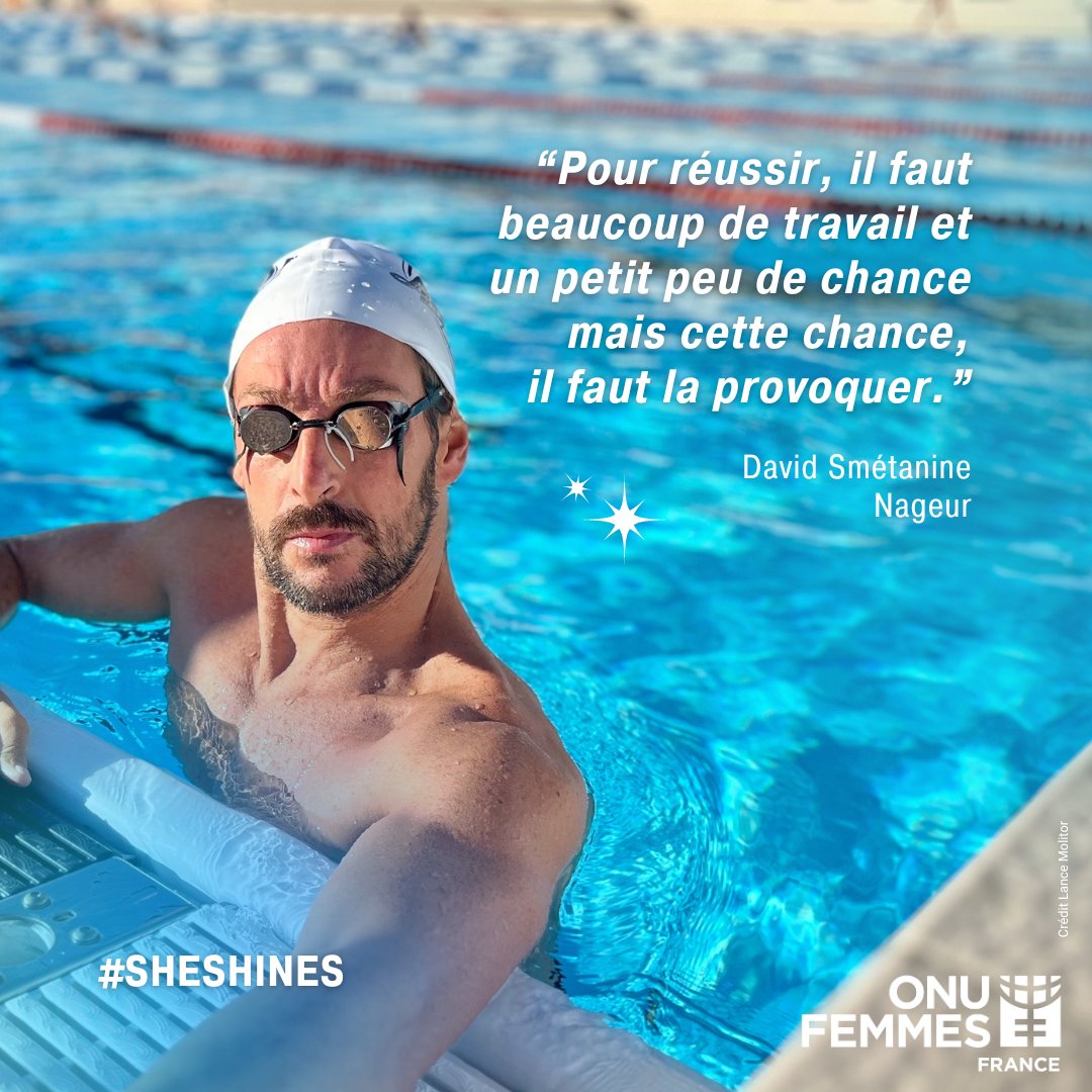 Aujourd’hui, ONU Femmes France vous présente une de ses Flammes, David Smétanine. ONU Femmes France le remercie pour son engagement pendant #SheShines ! 

✨Ensemble, faisons étinceler le #SportFéminin💪