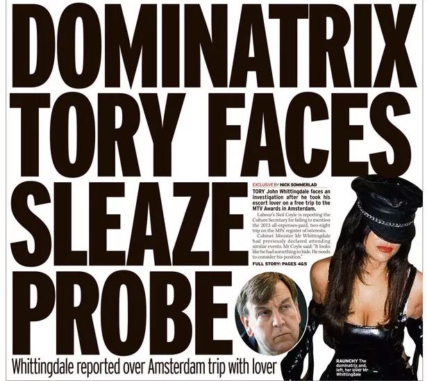 Tories must be desperate to put up Whittingdale on BBC politics. It’s not so much that he was in a relationship with a dominatrix, it’s that he showed her confidential govt papers to show off. A bit of a security risk. 

dailymail.co.uk/news/article-3…