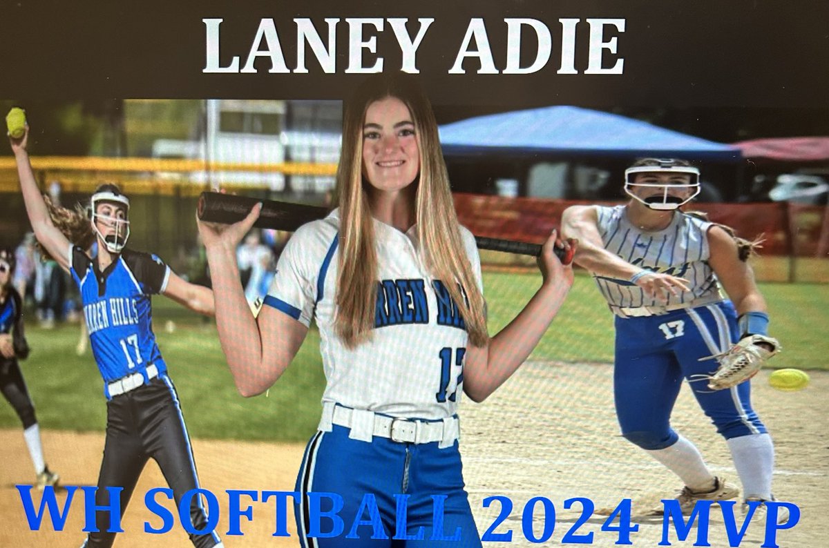Congratulations Laney! 💙⚡️🥎
