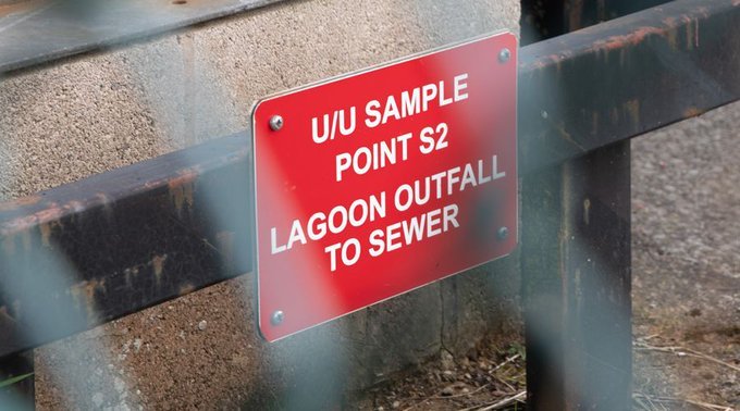 PFAS-laced lagoons at the Angus Fire site, Bentham, discharge, legally, into sewers, thence to sewage works. Treatment plants aren't required to remove PFAS, so treated wastewater discharged, legally, into the River Wenning has high PFAS levels.🧵 x.com/TheENDSReport/…