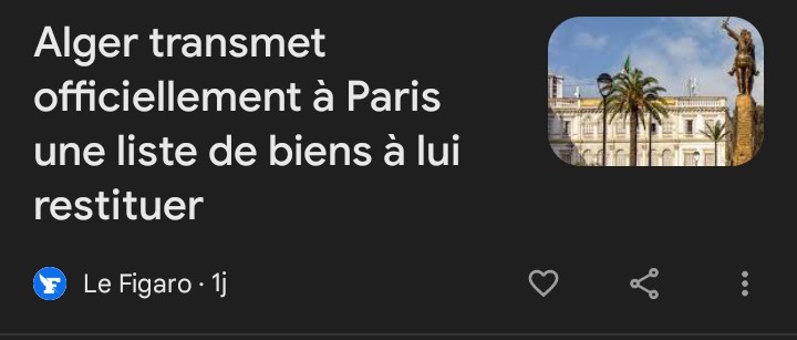 HanHiBaba's tweet image. Le culot n'a pas de borne
Le Fwance a une liste + longue que l'histoire de l'Algérie de sympathiques Algériens à restituer aussi

#algerie #alger