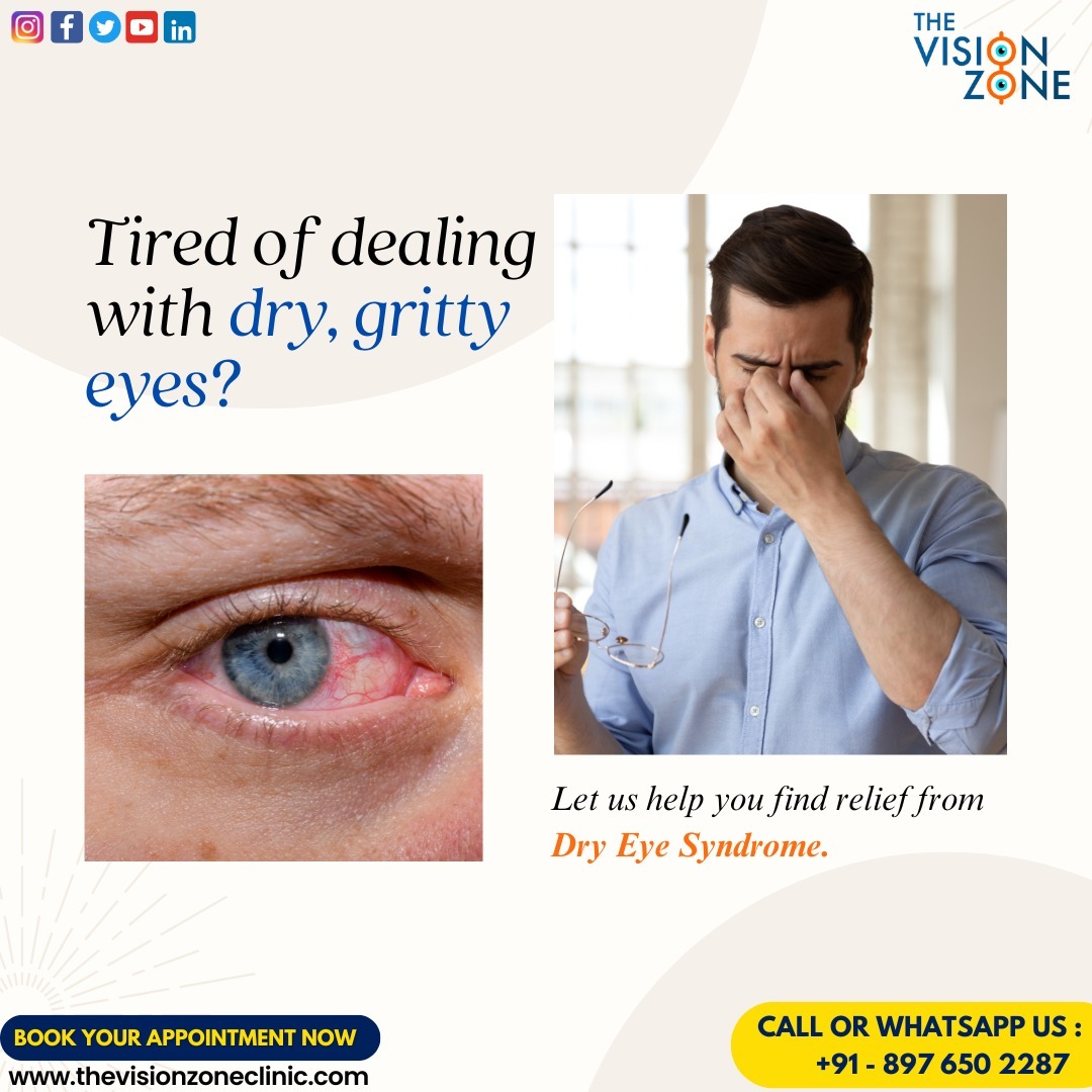Say goodbye to dry, irritated eyes and hello to clear vision! 👀💧

Schedule your appointment today.
Call or WhatsApp us: 089765 02287
thevisionzoneoffice@gmail.com

#thevisionzone #opthalmologist #optometrist #eyerelief #eyedoctor #eyecare #healthyeyes #eyecomfort #optometry