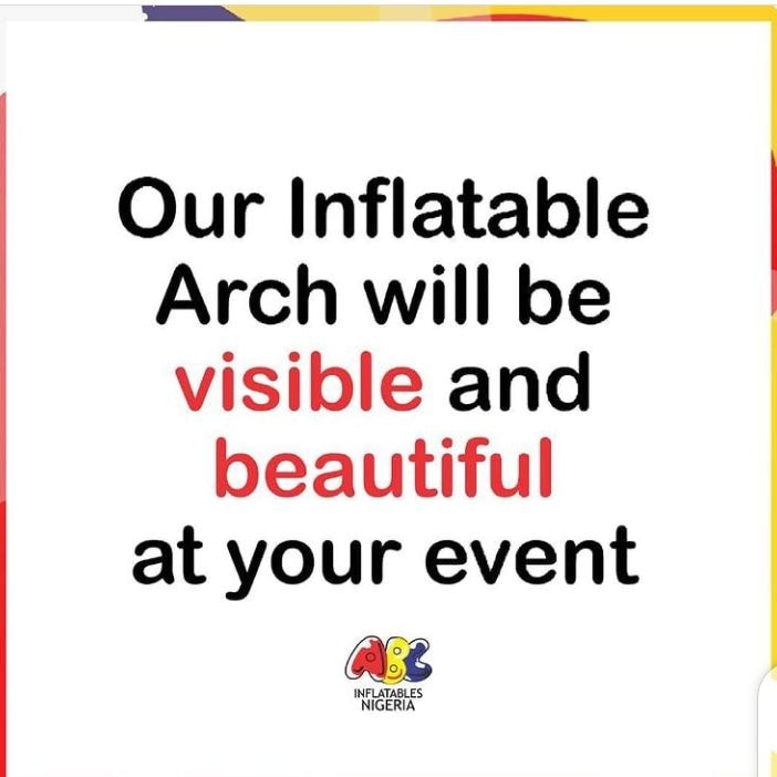 abcinflatesnig's tweet image. #inflatablearch

Call us on
 08033338280
08058868484
07042179045
08171333000

Or reach out to us by email

📧 Email abcinflatablesnigeria@gmail.com

#ABCInflatables 
#Blimps #advertising
#MediaAgencies 
#Advertisingagencies
#Productawareness