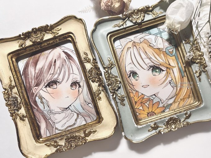 「frills picture frame」 illustration images(Latest)