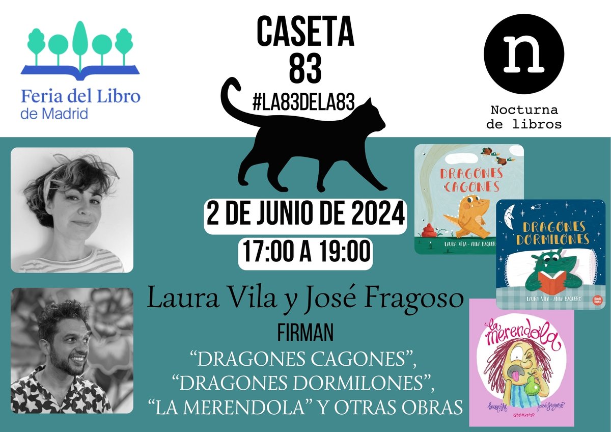 #La83dela38 #NocturnaDeLibros @FLMadrid #Firmas