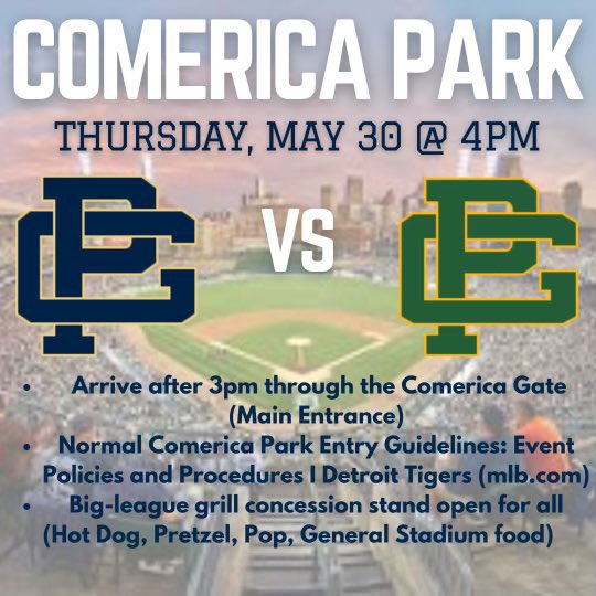 Grosse Pointe North Baseball (@gpnorthbaseball) on Twitter photo We play on the big league field today <a href="/ComericaPark/">Comerica Park</a> with <a href="/GPSBaseball/">GPS Baseball</a>! Game time is 4pm! We play on the big league field today <a href="/ComericaPark/">Comerica Park</a> with <a href="/GPSBaseball/">GPS Baseball</a>! Game time is 4pm!