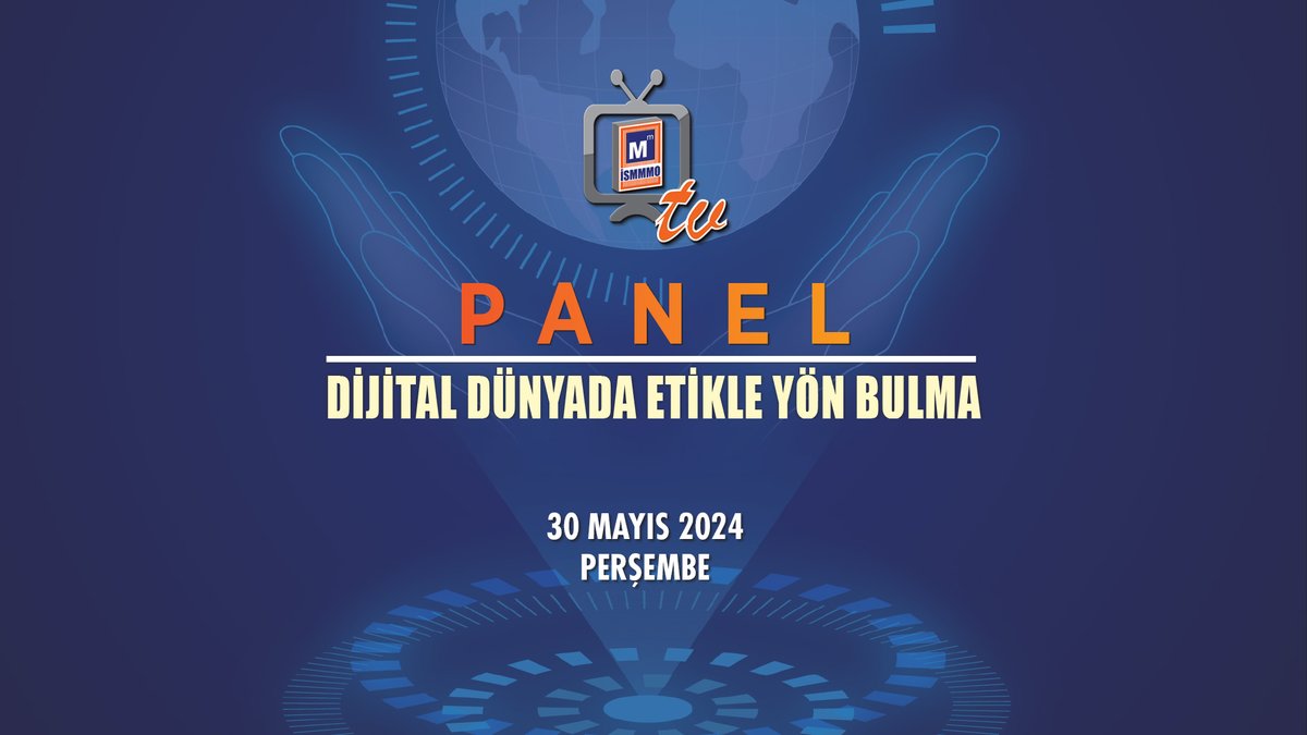 Dijital Dünyada Etikle Yön Bulma konulu panelimizi 30.05.2024 (BUGÜN) saat 15.00'te ISMMMOtv'den Canlı olarak izleyebilirsiniz. youtu.be/_xrjEcJAH4g --