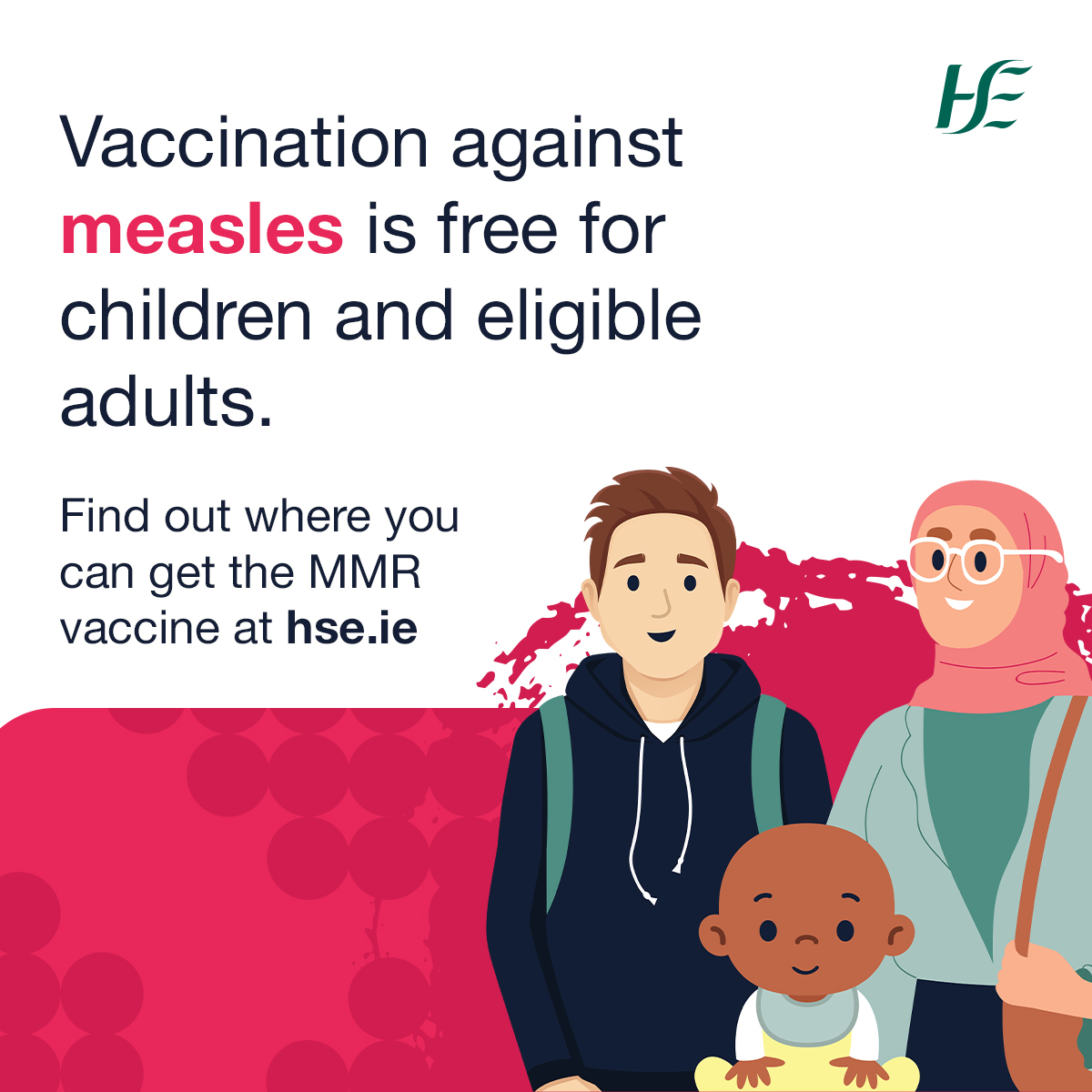 Vaccination against measles is free for children and eligible adults. Don't let cost be a barrier to protecting your health. Visit our website to find out how to get the vaccine: bit.ly/3VkPQNe
