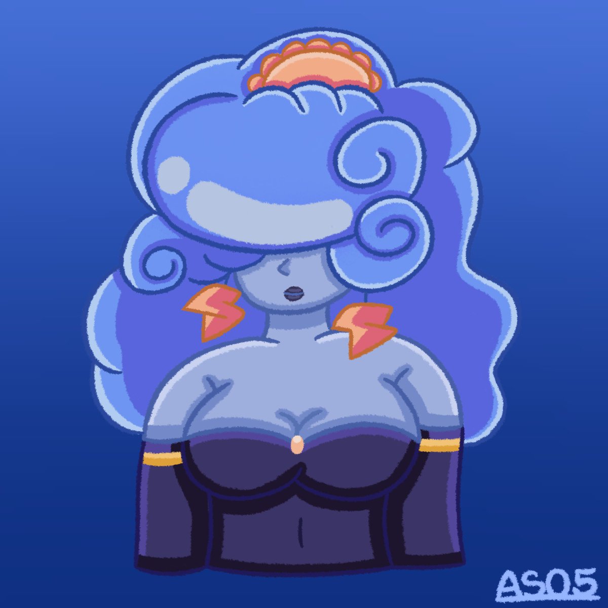 Formal Cloudia. 

Since Cam has reached 9K followers recently, I decided to give this beautiful dress for Cloudia as a gift art for this milestone.

Congrats on 9K followers, @CamsSketchyDra1!

💙/🔄s are welcomed!

#ArtistOnTwitter #AS05 #OCFanart #DigitalArt