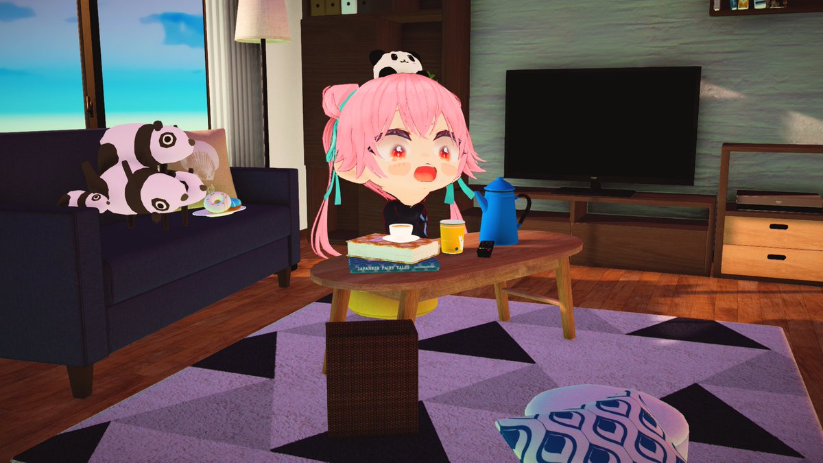 kureejii_panda's tweet photo. 🔴LIVE NOW
I fixed my face in #Warudo!
What else will I fix tonight?
#KRAZYLive #VTubersAreStillWatching #VTuberUprising https://t.co/NMK4pQWmtN