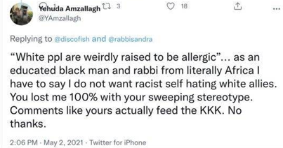 awbMaven's tweet photo. @tudobams @YAmzallagh Yehuda has in the past claimed to be an "educated black man and rabbi from literally Africa".   

Yehuda “Joe” Friedberg (@YAmzallagh) I don't think is either of those.

https://t.co/5xGzzcGQ4G https://t.co/gR7YAIQLaQ
