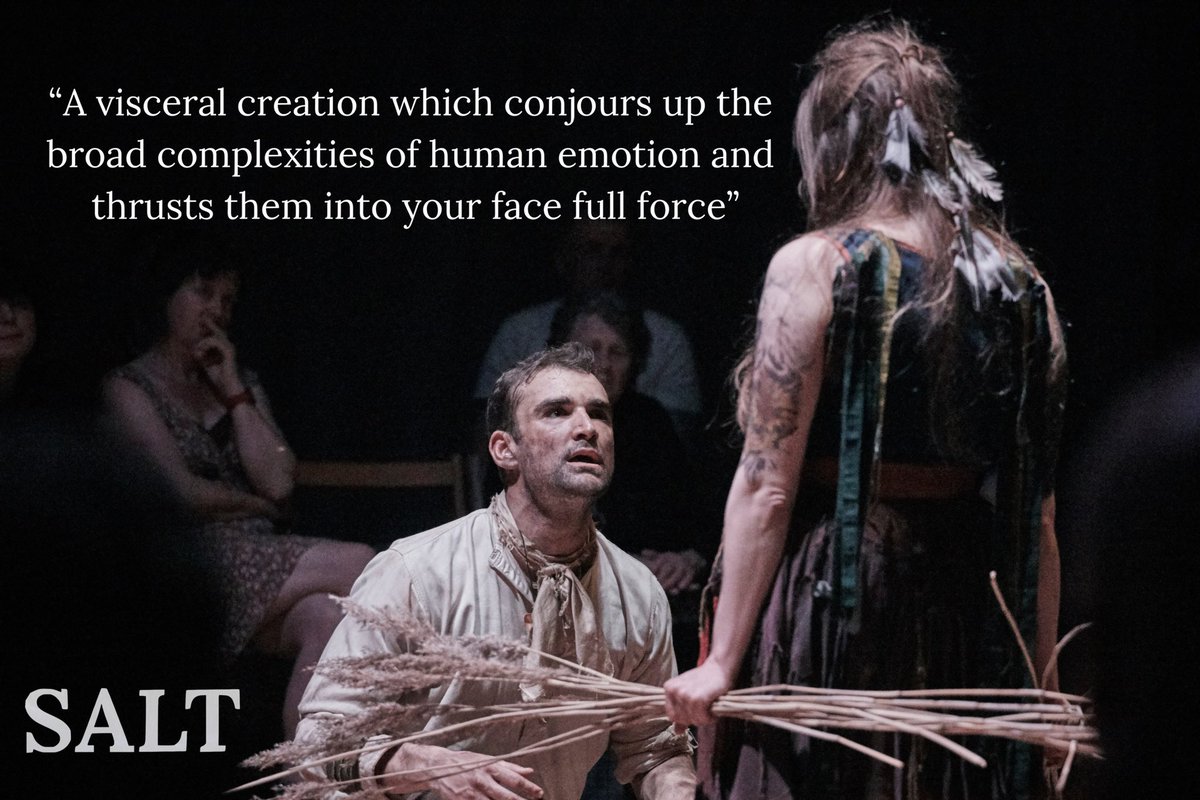 Have you seen #SALT yet?
Here’s what folk who have experienced this visceral new play have been saying…

#SALT comes to <a href="/SpaceArtsCentre/">The Space</a> next week 4-8 June. Tickets in bio! See you there.

#SaltPlay #ContemporaryRitual #offwestend #londontheatre #newplay #theatre