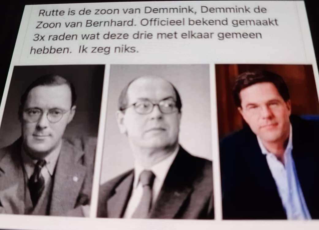 itsme38990270's tweet image. Ter info. Fact. Google t gerust.
2 ultra zieke overeenkomstn ; Iets met kleine handjes, en iets met een gestrekte arm 
#waarheid #Now_you_Know
#ZoVaderzoZoon #pedo #familietrekjes #nazi
#Demmink #Bernhard #Rutte #TruthBomb #LikefatherLikeSon