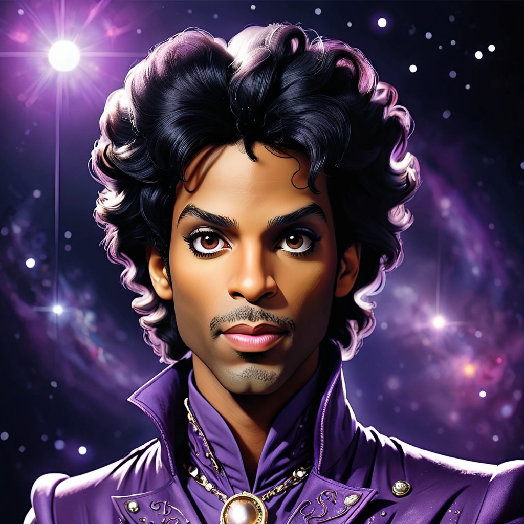 🌌✨ After you pass on, you embark on an introspective journey, exploring the vast cosmos within you. Share your thoughts! 💜🎸 #PrinceAsTheUniverse #AIArt #CosmicJourney #EternalLegend #PrinceRogersNelson #DigitalMasterpiece #ArtisticExploration