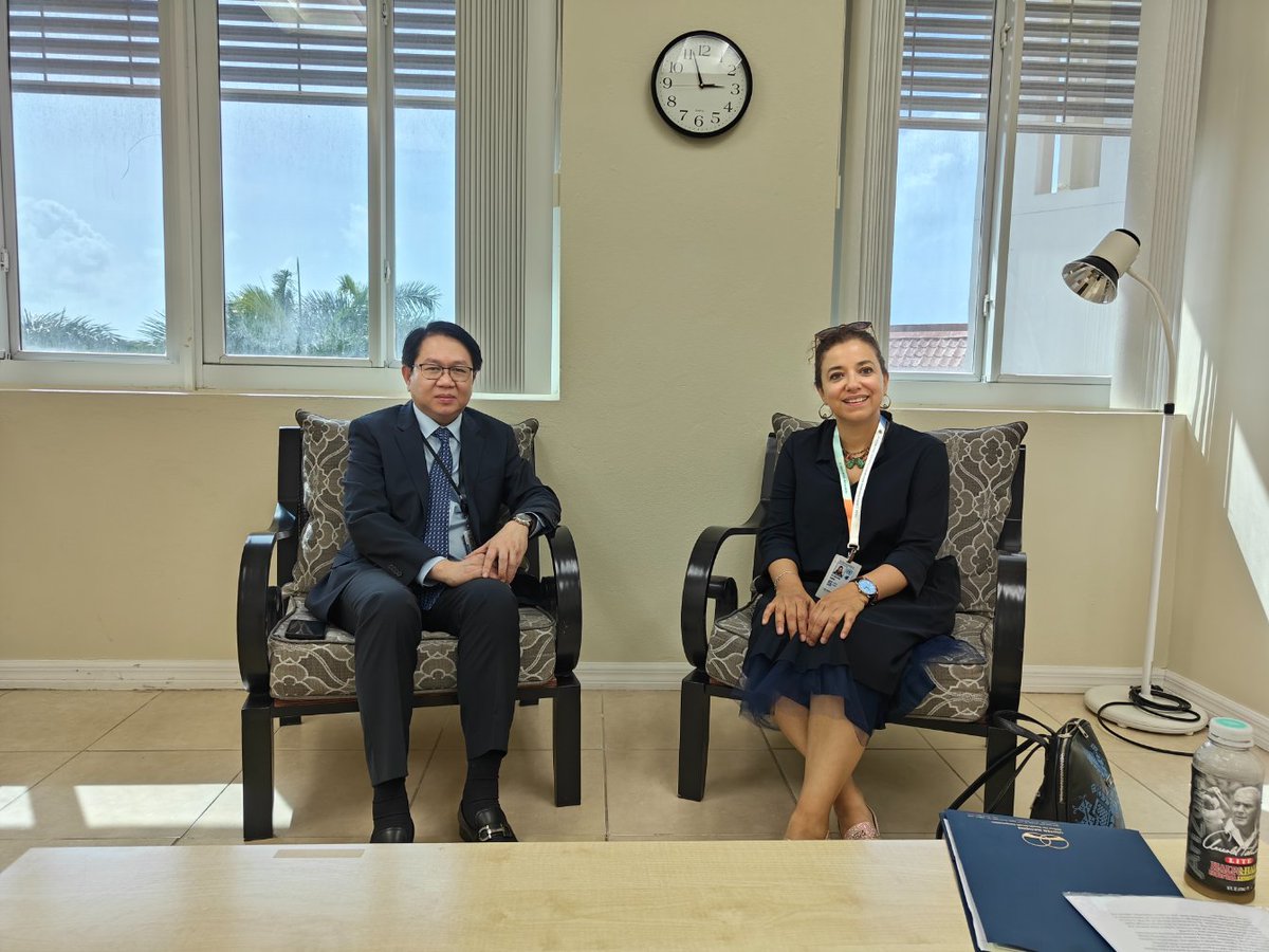 The 🇱🇦Lao delegation attended the SIDS4 Conference in Antigua and Barbuda🇦🇬, reiterating solid solidarity with SIDS🏝️, and urging the international community to renew their commitment to pursue the ambitious ABAS during the next decade. #SIDS4 #ABAS