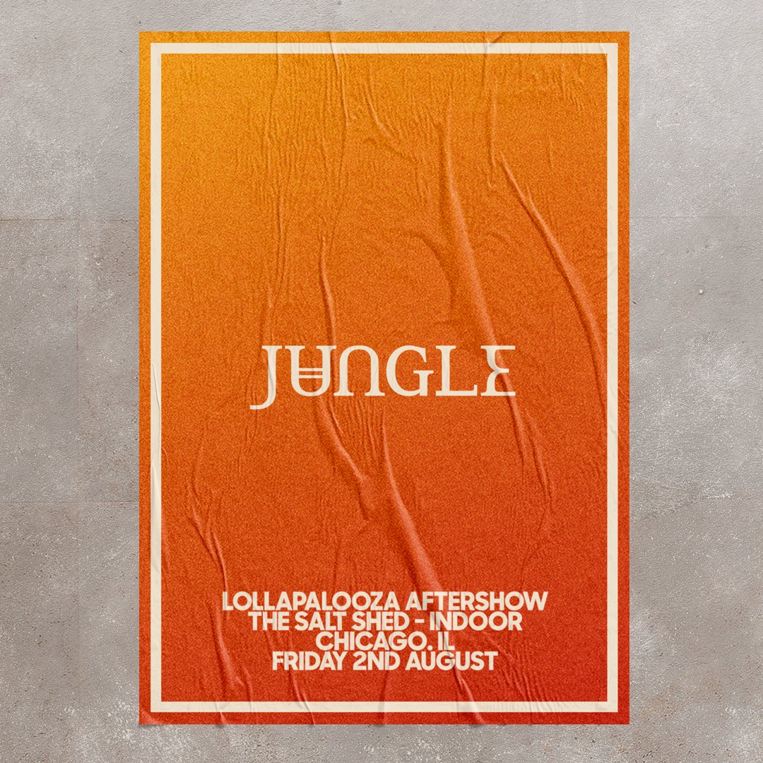 We are announcing our official aftershow for Lollapalooza Chicago 2024 🇺🇸 Join us at The Salt Shed on Fri 2nd August 😎 Pre-sale opens Weds May 29 at 10am CDT. Sign up to the JFC for pre-sale access🌴

jungle.ffm.to/jfc