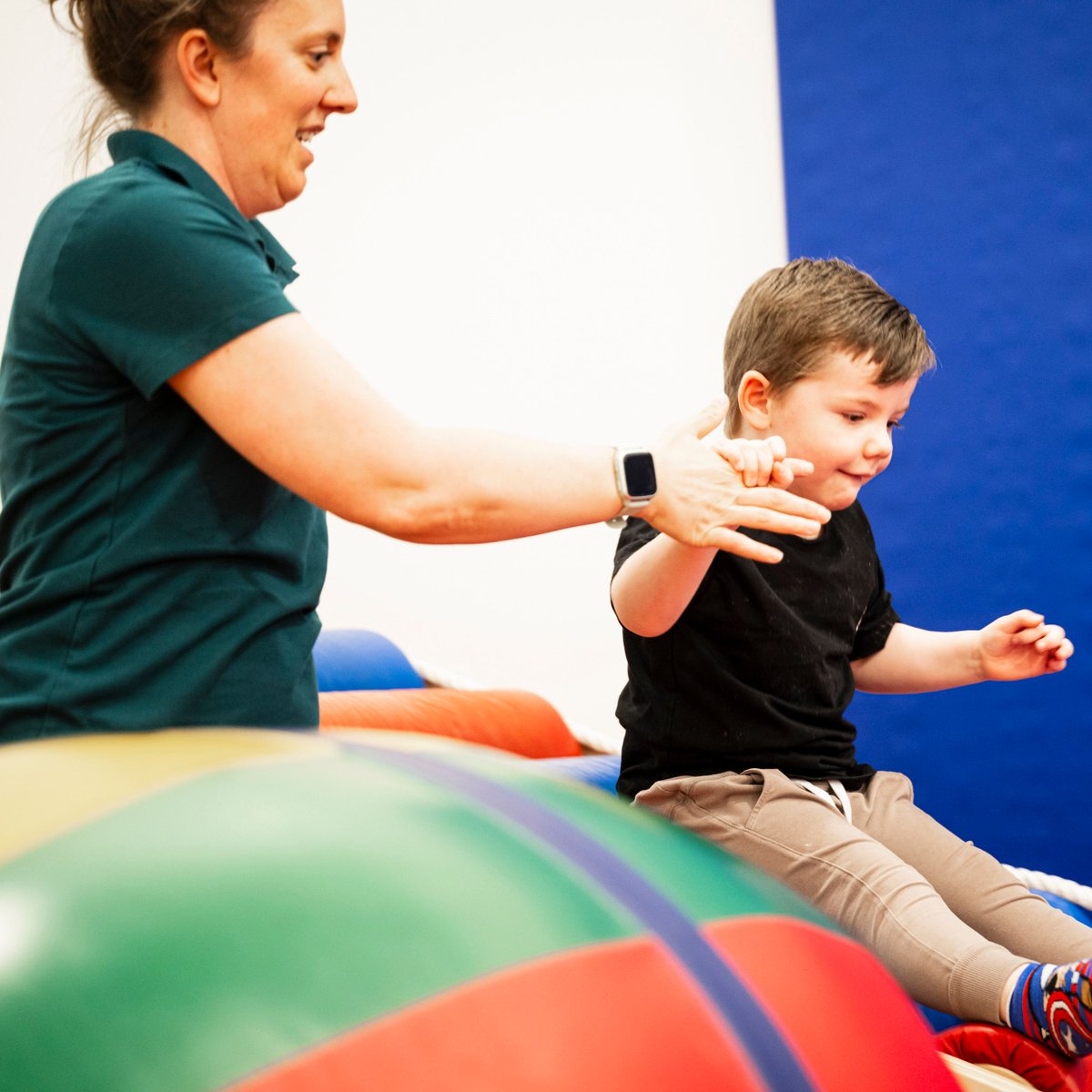 Cole's mom worried about his speech delay.
Group speech therapy sessions have made all the difference.
He's interacting with other kids, voicing his choices and asking questions.
He now welcomes and helps guide new children to the group!
#BetterSpeechandHearingMonth