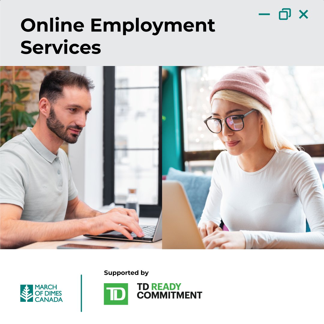 People with disabilities across Canada deserve equal access to #opportunity. We’ve teamed up with @TD_Canada to create a transformative online #employment service designed to support people facing hurdles accessing in-person employment services. Apply at bit.ly/MODCOES_TW