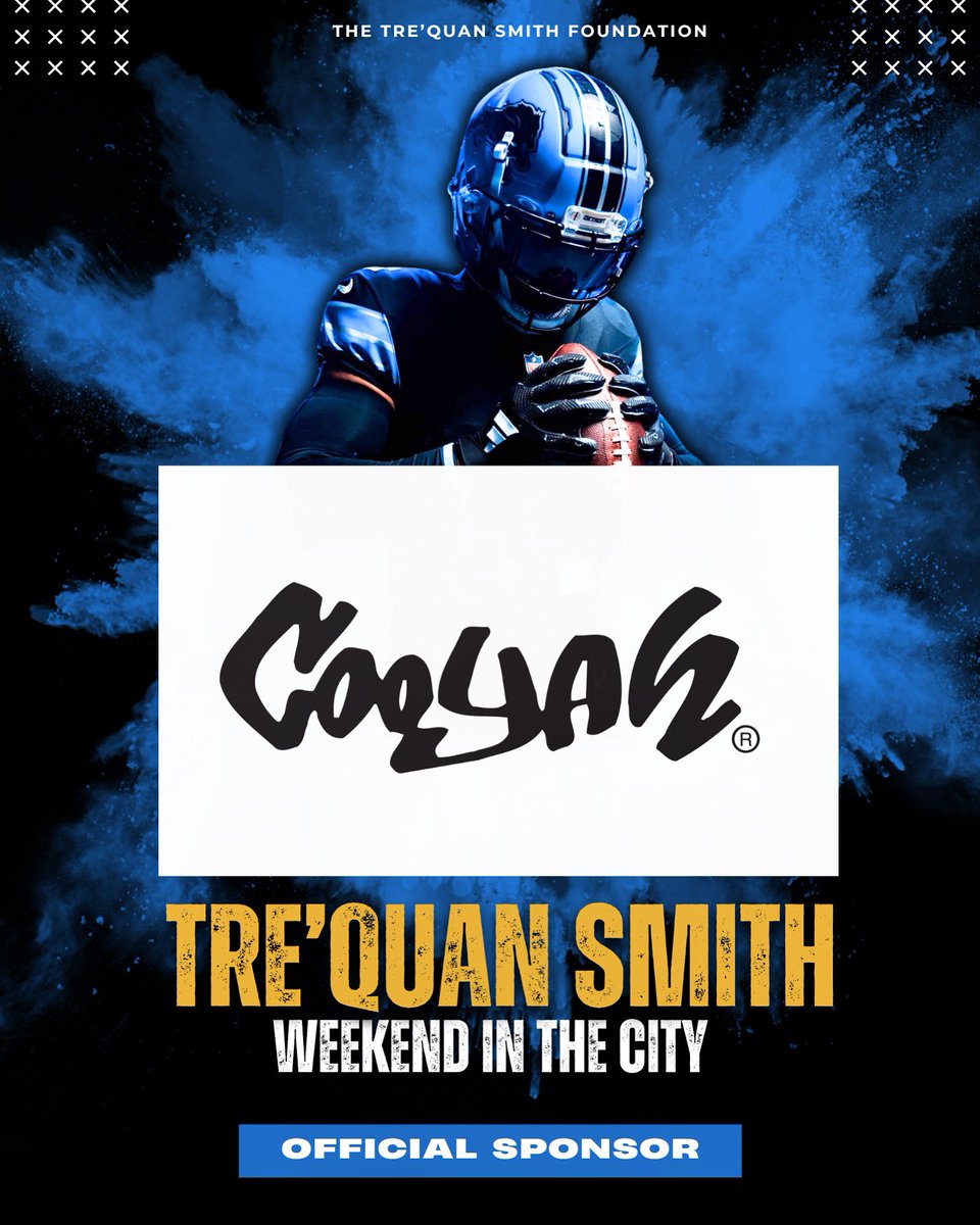 The Tre’Quan Smith Foundation (@tqs_foundation) on Twitter photo Welcome aboard, Cooyah! 🔥 Let’s all welcome <a href="/CooyahClothing/">Cooyah Clothing</a> as an official sponsor for Tre’Quan Smith’s Weekend in the City event on June 22nd! 🙌🏾
About Cooyah
Since 1987, Cooyah has been dedicated to creating unique and impactful clothing that is inspired by reggae culture. Welcome aboard, Cooyah! 🔥 Let’s all welcome <a href="/CooyahClothing/">Cooyah Clothing</a> as an official sponsor for Tre’Quan Smith’s Weekend in the City event on June 22nd! 🙌🏾
About Cooyah
Since 1987, Cooyah has been dedicated to creating unique and impactful clothing that is inspired by reggae culture.